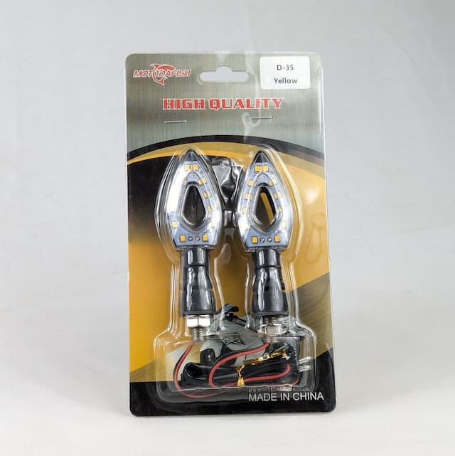 PATA DESIGN LED INDICATORS FOR ALL BIKE (2 Pcs)
