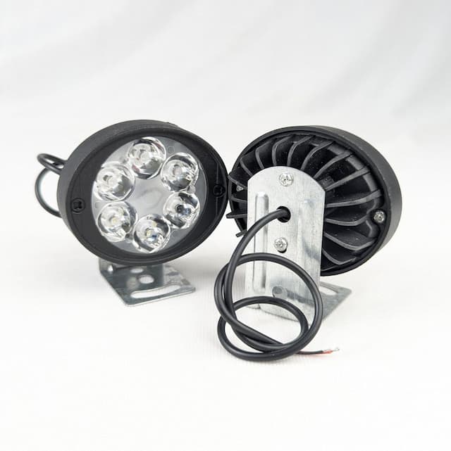 6 LED (White) Super Bright Spot Light Fog Lamp