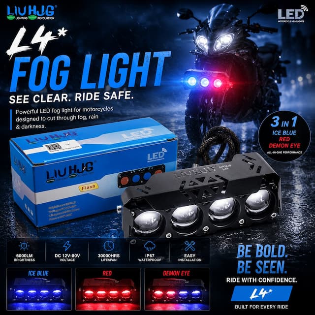 LIUHJG L4 star 4 lens fog light