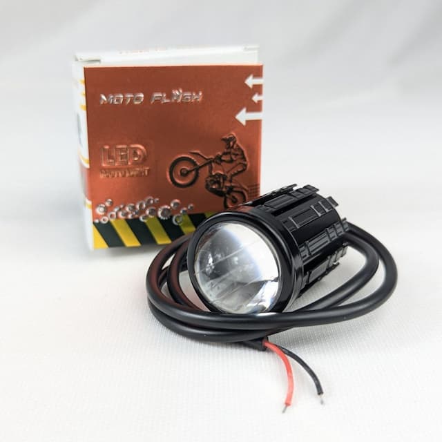 Mini Driving Fog Light 2 Color Multi Mode Yellow White Flashing Light 1 Pcs