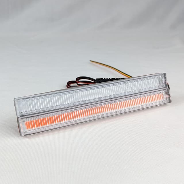 DRL police light blue red