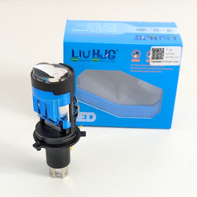 LIU HJG T 10 LED Headlight With Devil Eye Parking Light 1 Year Guarantee