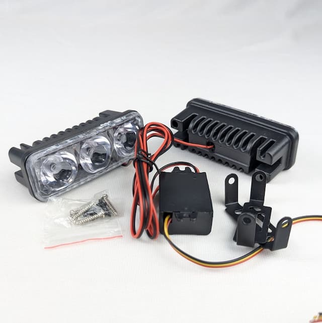 Motorcycle police red+blue flashing Lamp