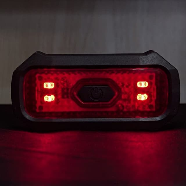 BSDDP Helmet Back Light with Flash For Pro Biker