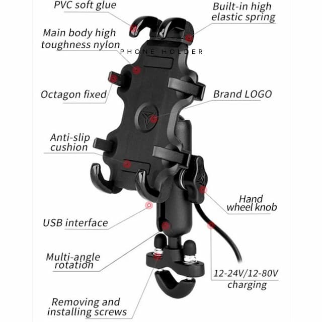 MOTOWOLF MDL2830 Phone Holder