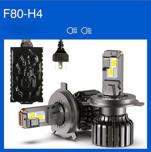 BX LED Headlight Bulb - F80 Series 80Watt with 10,000lm For Bike