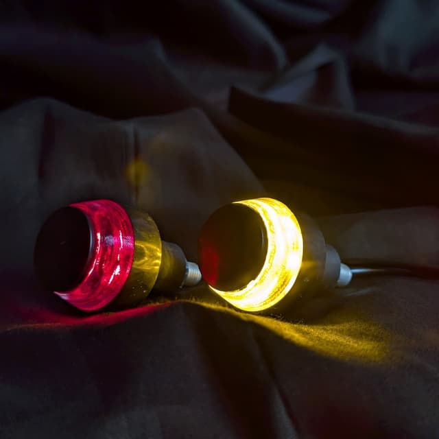 Universal Handle Gutli Indicator Light 2 Pc Red Yellow